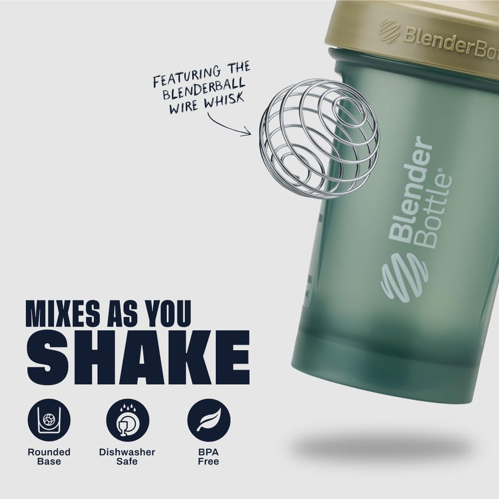 Tapa con SpoutGuard y cierre con rosca de BlenderBottle protege contra fugas