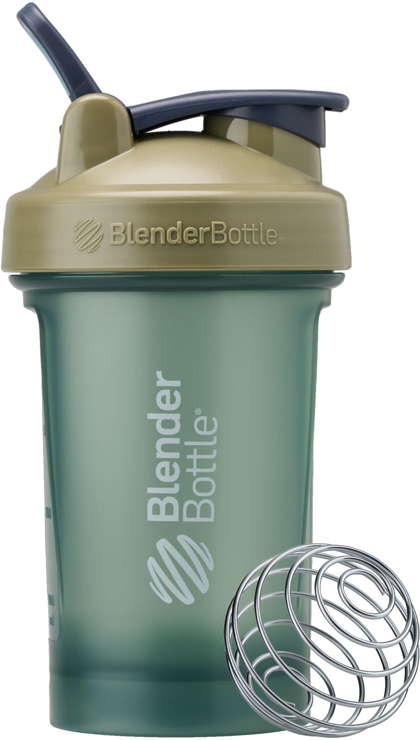 BlenderBottle Classic V2 boca ancha para añadir polvos y líquidos fácilmente