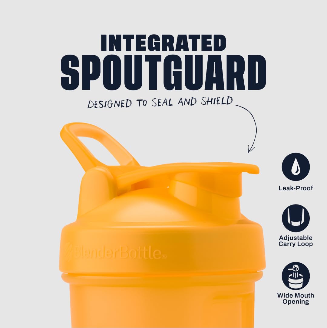 Detalle de la BlenderBall de acero 316 BlenderBottle que mejora mezcla