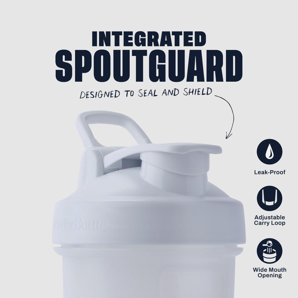 BlenderBottle Classic V2 detalle de la BlenderBall de acero 316 para mezcla efectiva