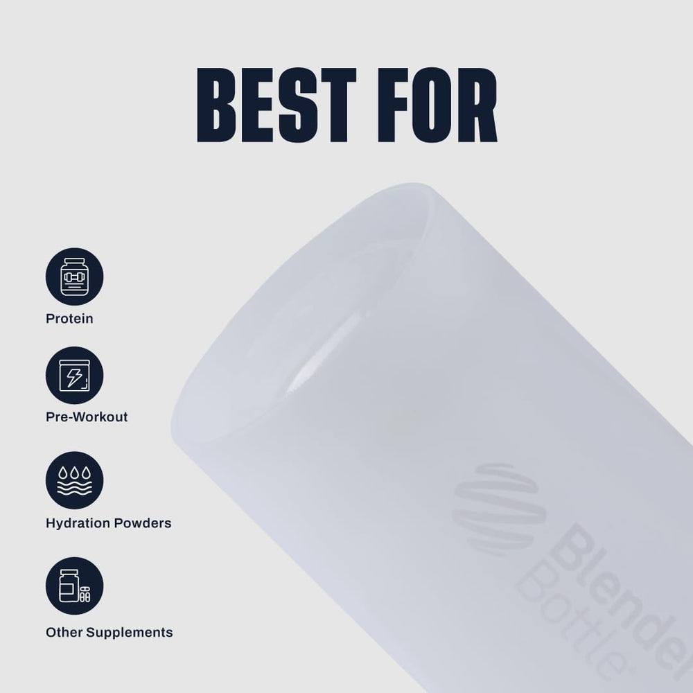BlenderBottle Classic V2 SpoutGuard protegiendo la boquilla para mayor higiene