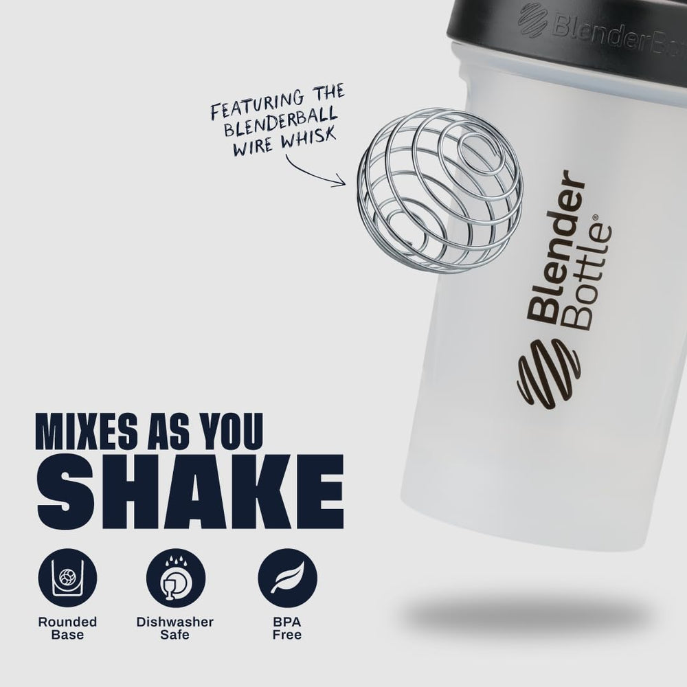 Tapa con SpoutGuard en BlenderBottle que protege la boquilla y evita contacto directo