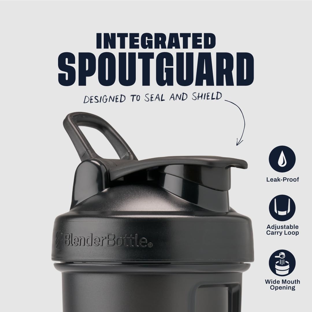 BlenderBottle detalle de la BlenderBall de acero 316 para mezclas sin grumos