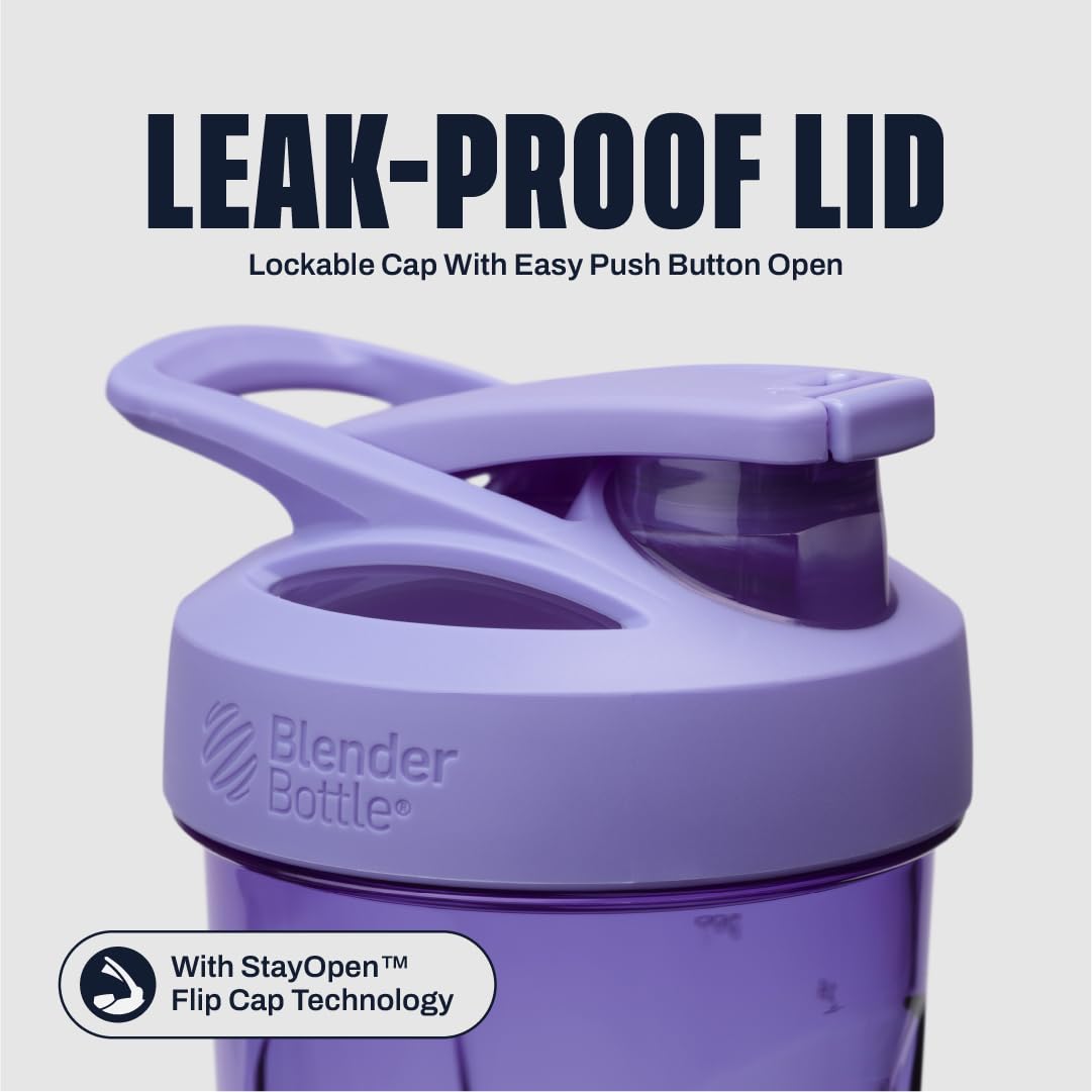 BlenderBottle detalle de la BlenderBall de acero 316 para mezclas sin grumos