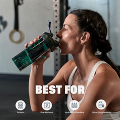 Marcas grabadas en BlenderBottle con onzas y mililitros para medición precisa