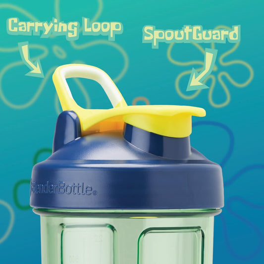 Textura del plástico Tritan de BlenderBottle que evita olores y manchas