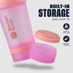 BlenderBottle detalle de la tapa ProSeries con SpoutGuard que protege la boquilla