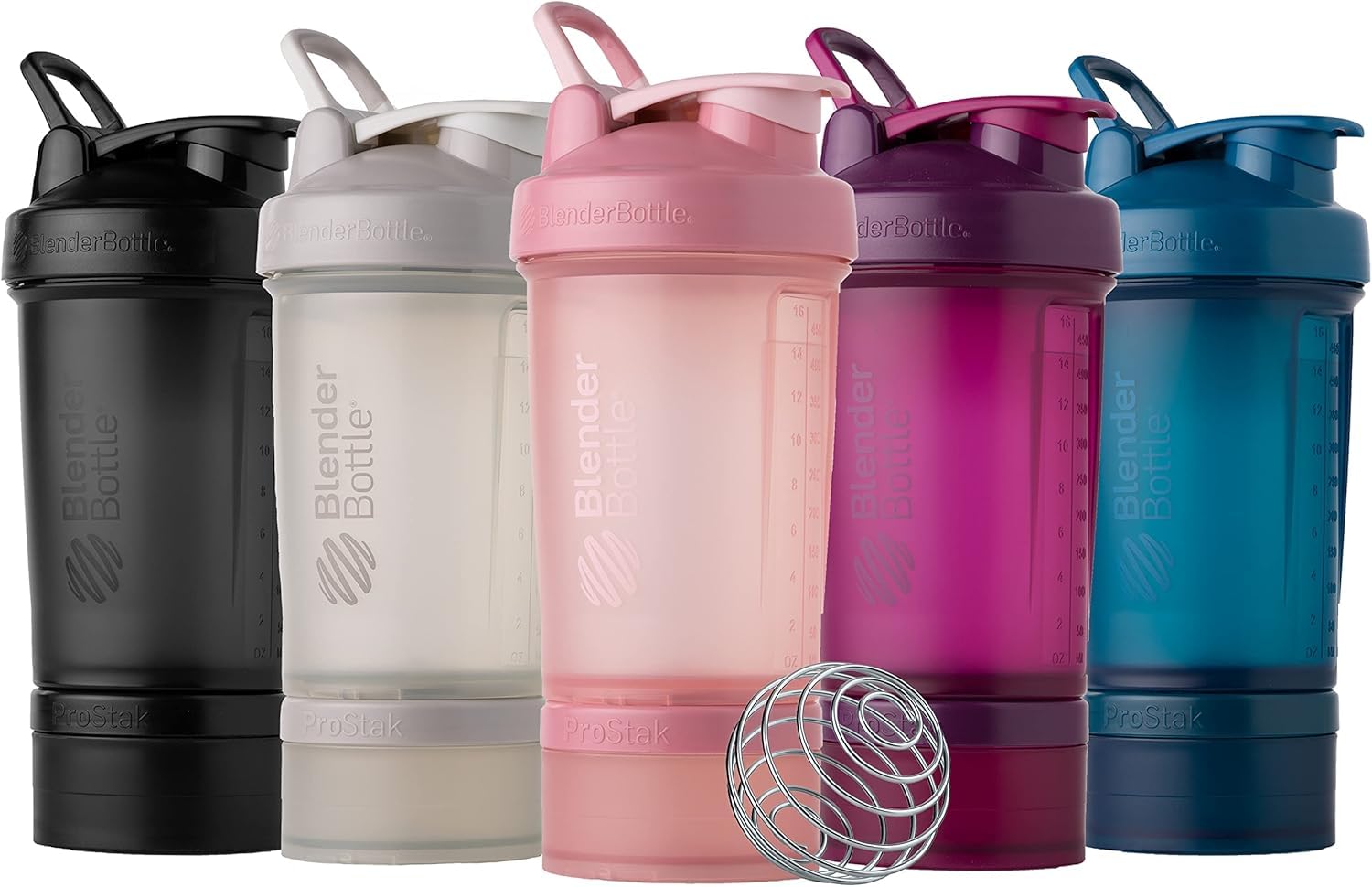 BlenderBottle ProStak tapa ProSeries con SpoutGuard protege higiene