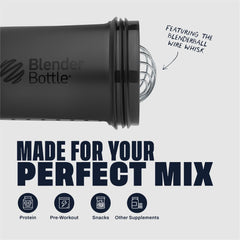 BlenderBottle frascos Twist n' Lock apilados mostrando almacenamiento modular