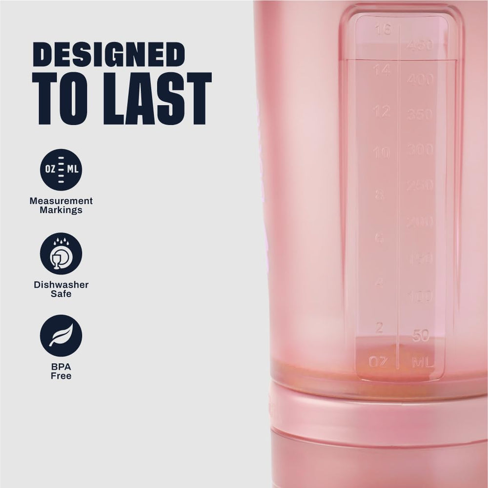 Organizador de pastillas BlenderBottle con compartimentos que mantienen orden