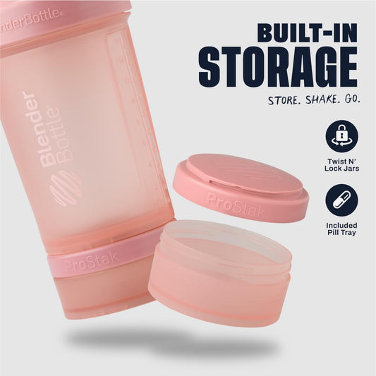 BlenderBottle con tapa ProSeries y SpoutGuard para higiene y cierre seguro