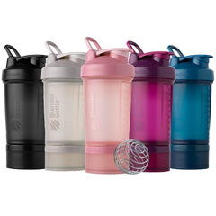 Tapa ProSeries con SpoutGuard de BlenderBottle protegiendo la boquilla y evitando suciedad