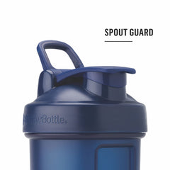 Etiqueta y marcas en onzas y mililitros del BlenderBottle mostrando medición precisa