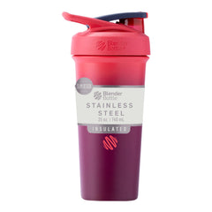BlenderBottle frontal Sangria Ombre mostrando diseño elegante y agarre cómodo