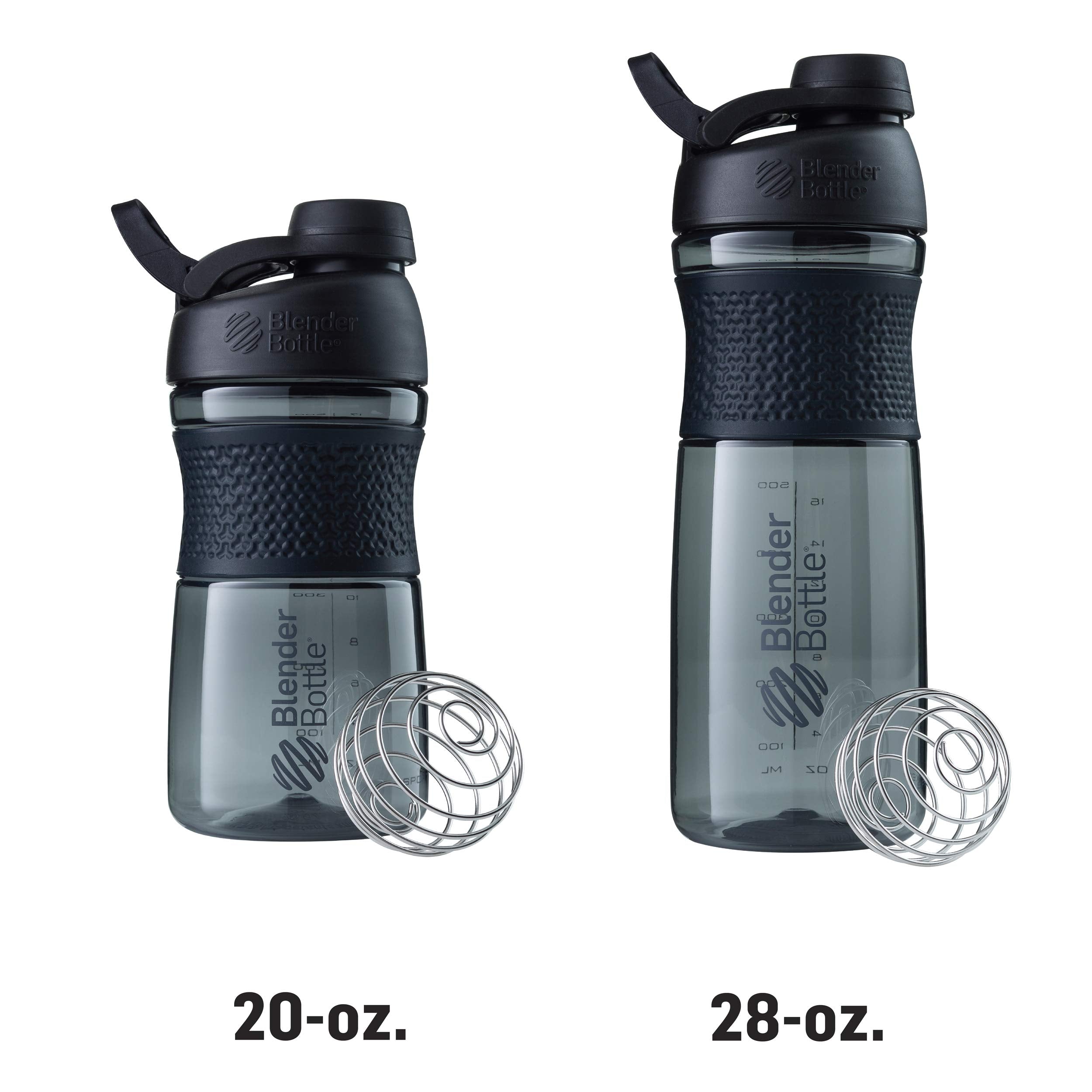 BlenderBottle SportMixer comparación de tamaño ideal para bolsos