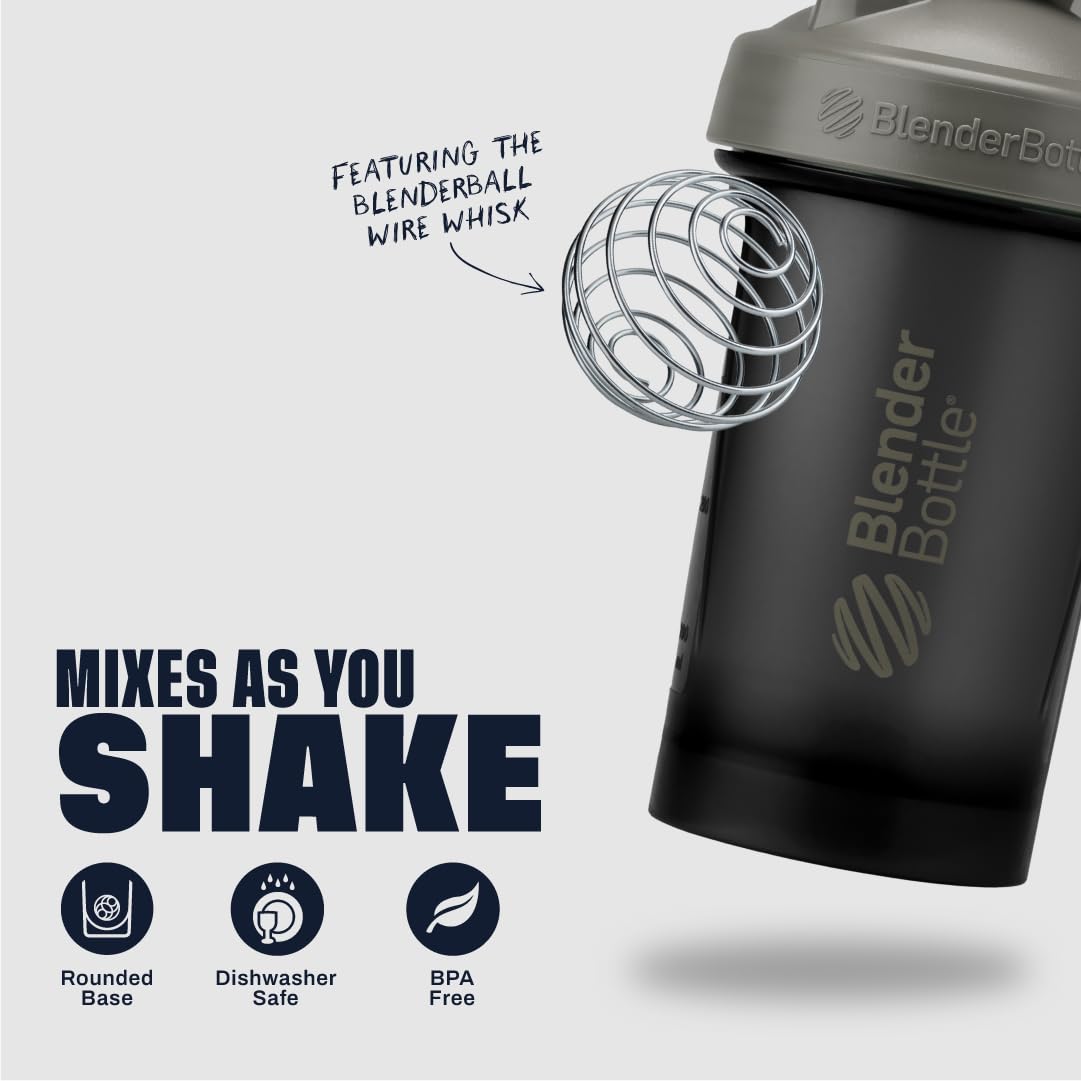 BlenderBottle tapa con SpoutGuard cerrada protegiendo la boquilla higiénicamente