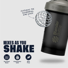 BlenderBottle tapa con SpoutGuard cerrada protegiendo la boquilla higiénicamente