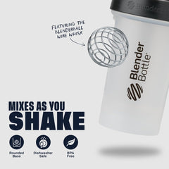 BlenderBottle tapa con SpoutGuard que mantiene la boquilla limpia y protegida