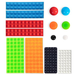 BLEWAY empaque frontal con 280 piezas y colores visibles para organización táctil