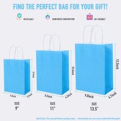 BLEWINDZ bolsa con etiqueta personalizada, muestra opción de marcaje y presentación