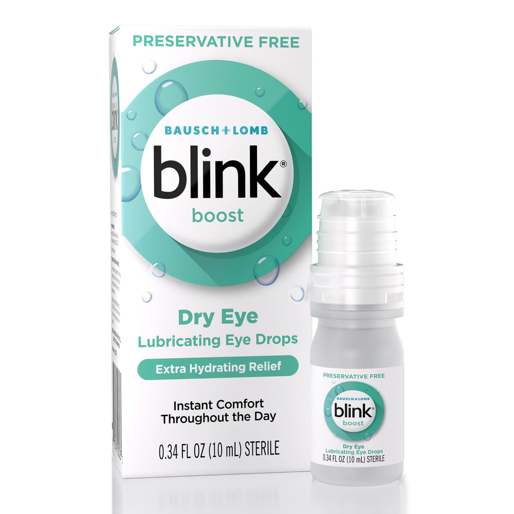 Blink bote frontal mostrando el envase y alivio hidratante