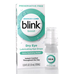 Blink bote frontal mostrando el envase y alivio hidratante