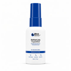 BlinkBetter BetterLids frontal botella mostrando diseño y uso fácil
