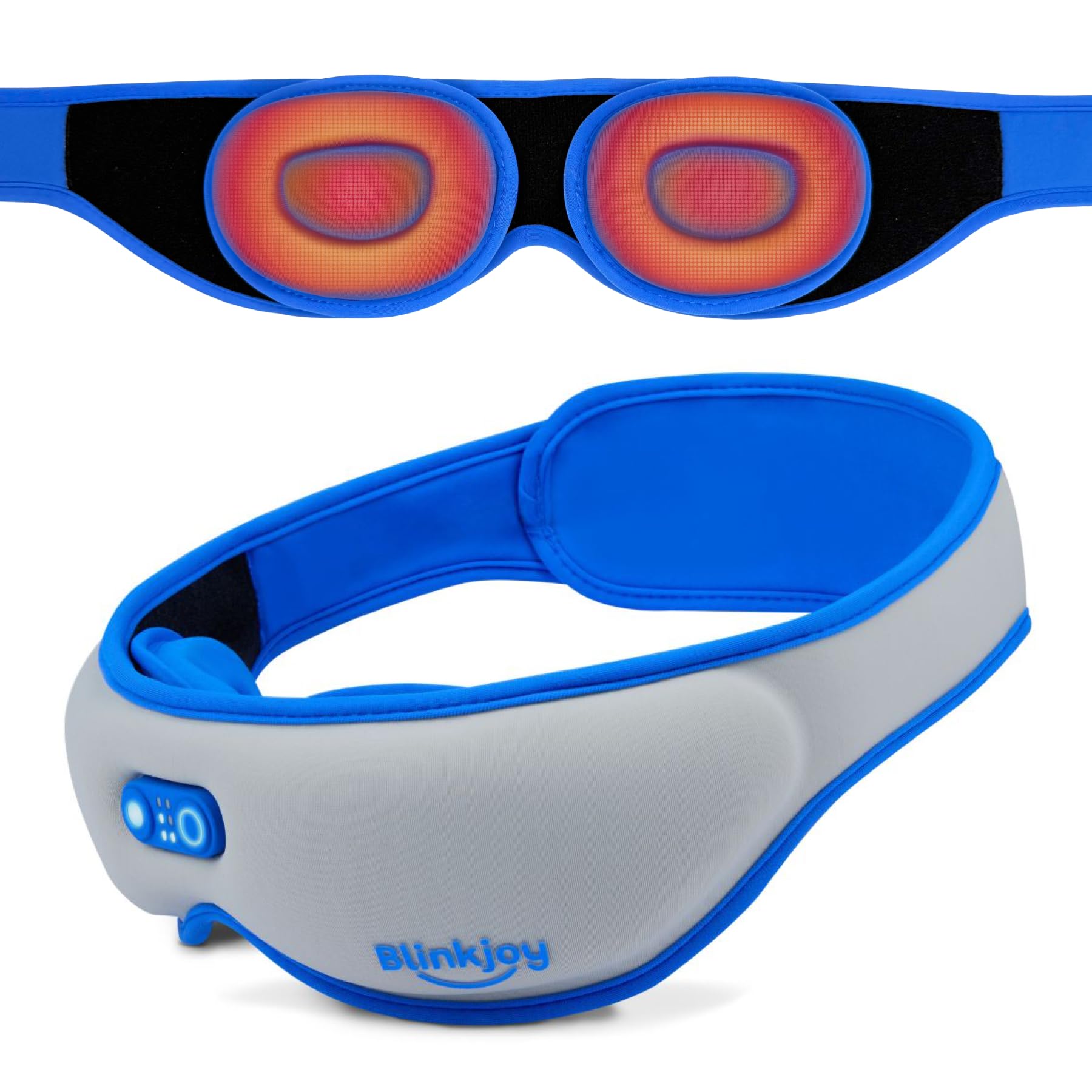 Blinkjoy mascarilla frontal mostrando diseño cómodo y bloqueo de luz