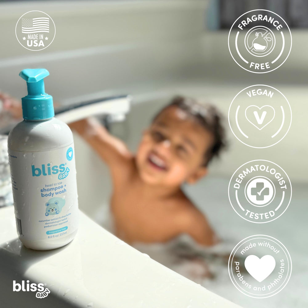 Bliss etiqueta con ingredientes veganos y beneficios claros