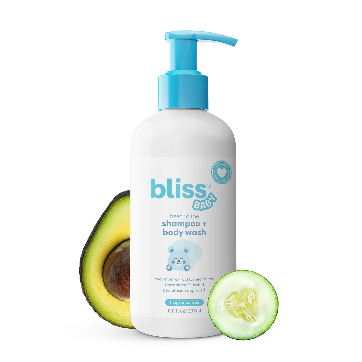 Bliss frente del envase mostrando diseño y uso seguro