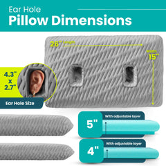 BLISSBURY textura de espuma viscoelástica con gel que mantiene frescor