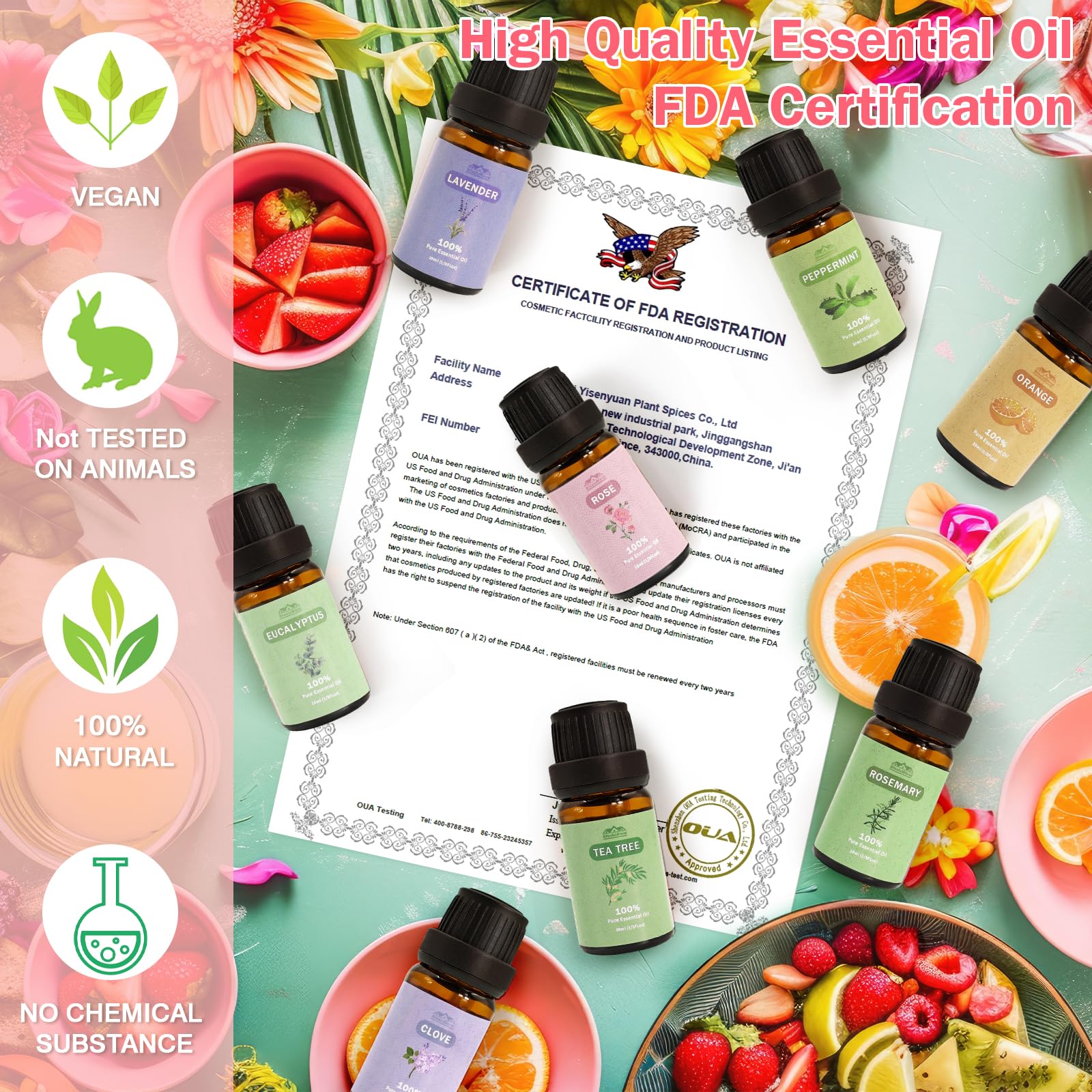 BlissfulBlend gota de aceite sobre piel mostrando textura pura