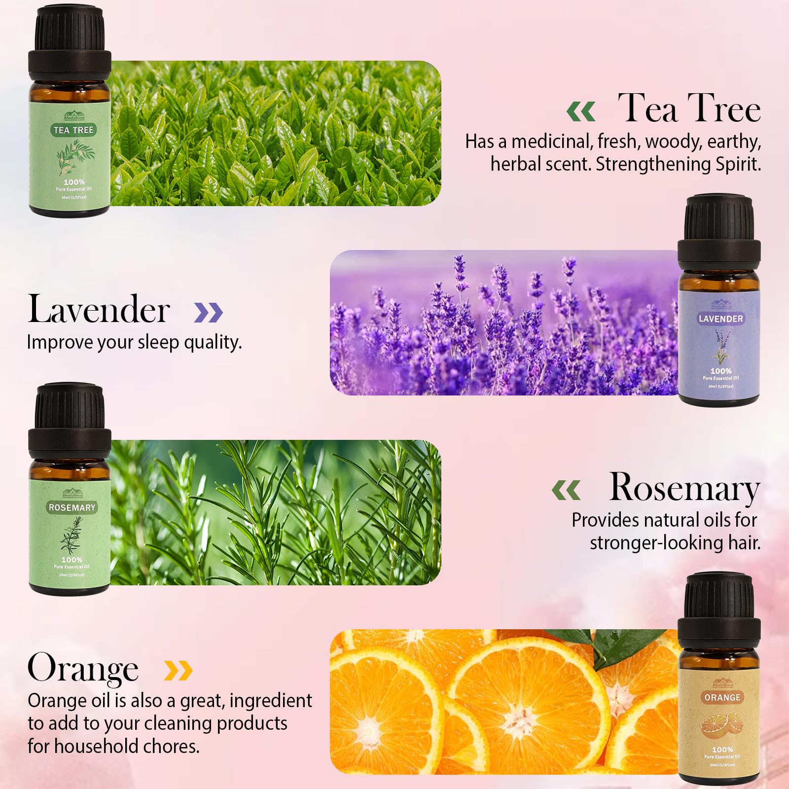 BlissfulBlend aceite en difusor para aroma constante y agradable
