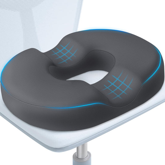 BlissTrends cojín donut frontal mostrando forma ergonómica y confort