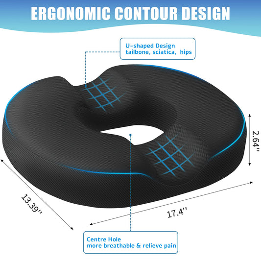 BlissTrends textura de espuma viscoelástica que ofrece soporte adaptable