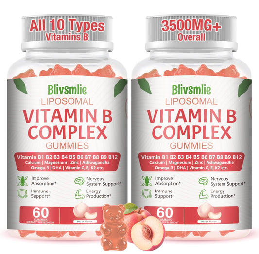 Blivsmlie envase frontal mostrando gomitas y beneficios de absorción