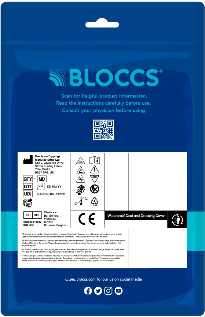 BLOCCS protector doblado en almacenamiento fácil y reutilizable