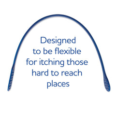BLOCCS ItchFlex junto a una mano para comparar tamaño y facilidad de alcance