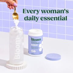 Bloom Nutrition etiqueta nutricional con información transparente
