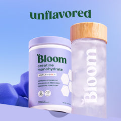 Bloom Nutrition polvo micronizado textura fina y fácil mezcla