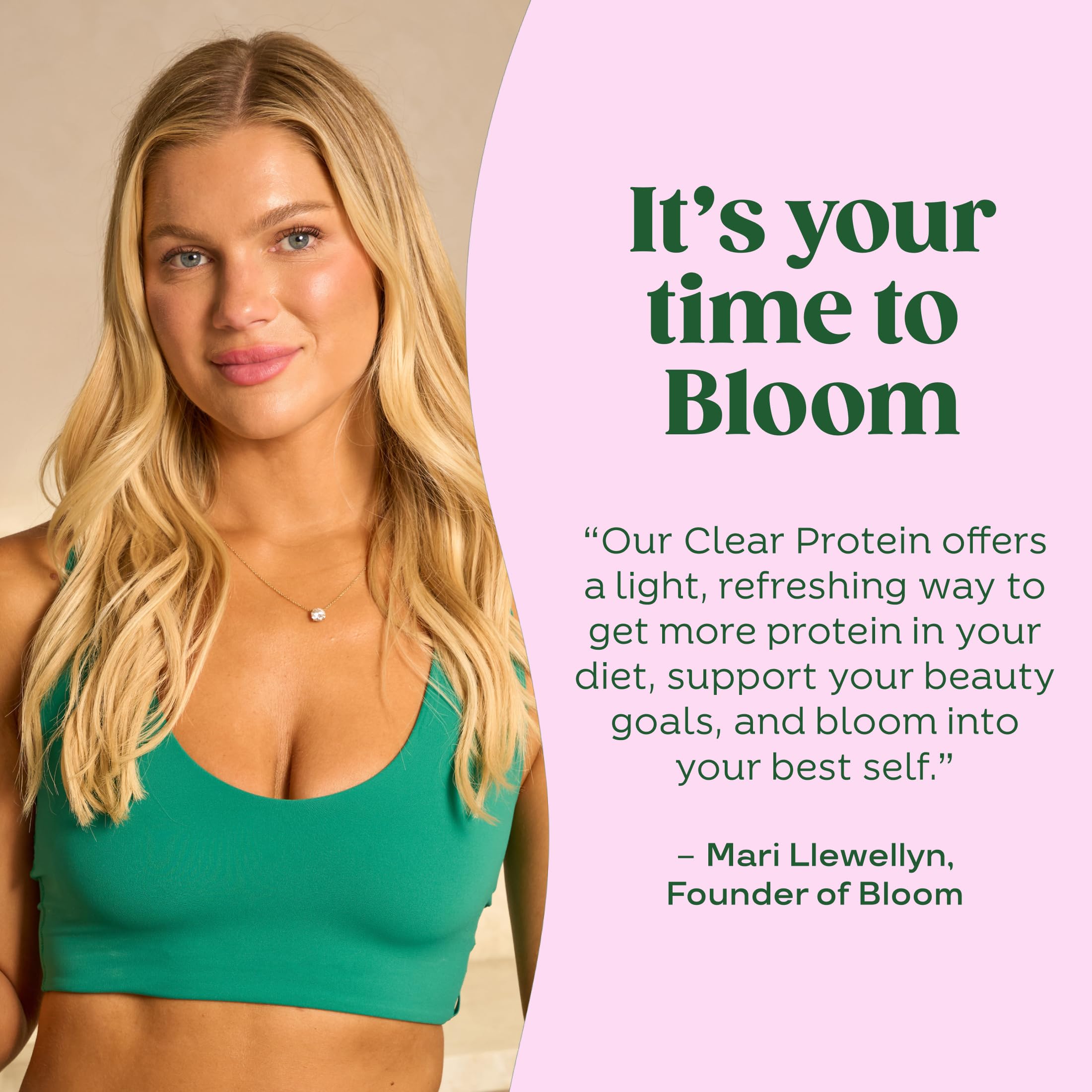 Persona bebiendo Bloom Nutrition tras entrenamiento aporte proteico rápido