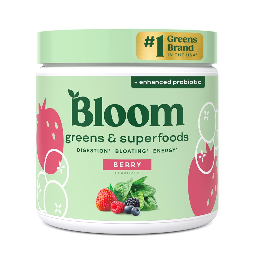 Bloom Nutrition frente del envase mostrando etiqueta y beneficio digestivo
