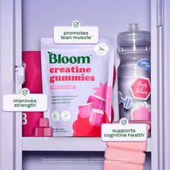 Interior del envase Bloom Nutrition con porciones individuales visibles