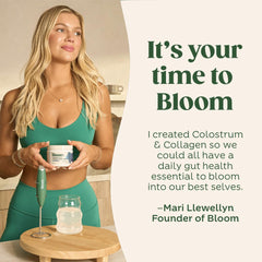 Yogur con Bloom Nutrition en polvo para añadir probióticos fácilmente