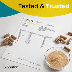 Bloomeo ingredientes crudos de hígado y corazón ilustrando pureza