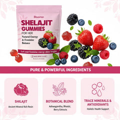Gomitas Bloomin sabor frutos del bosque con colores atractivos y gusto