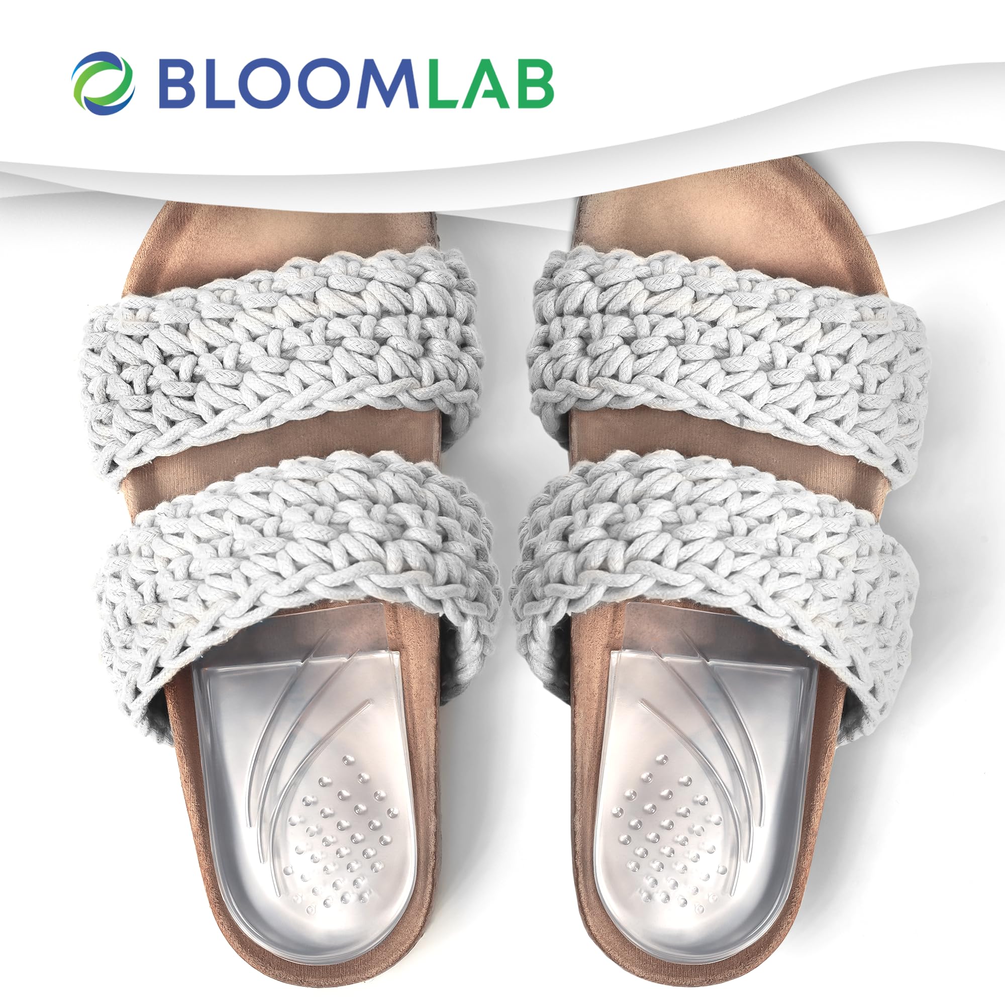BloomLab primer plano textura de gel, amortiguación y suavidad
