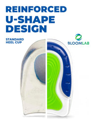 BloomLab cuña dentro de botín de fútbol absorbiendo impacto en salto