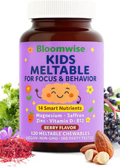 Bloomwise frasco frontal mostrando cantidad y diseño, beneficios prácticos