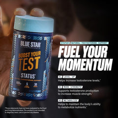 Blue Star Nutraceuticals etiqueta nutricional y lista de ingredientes para transparencia